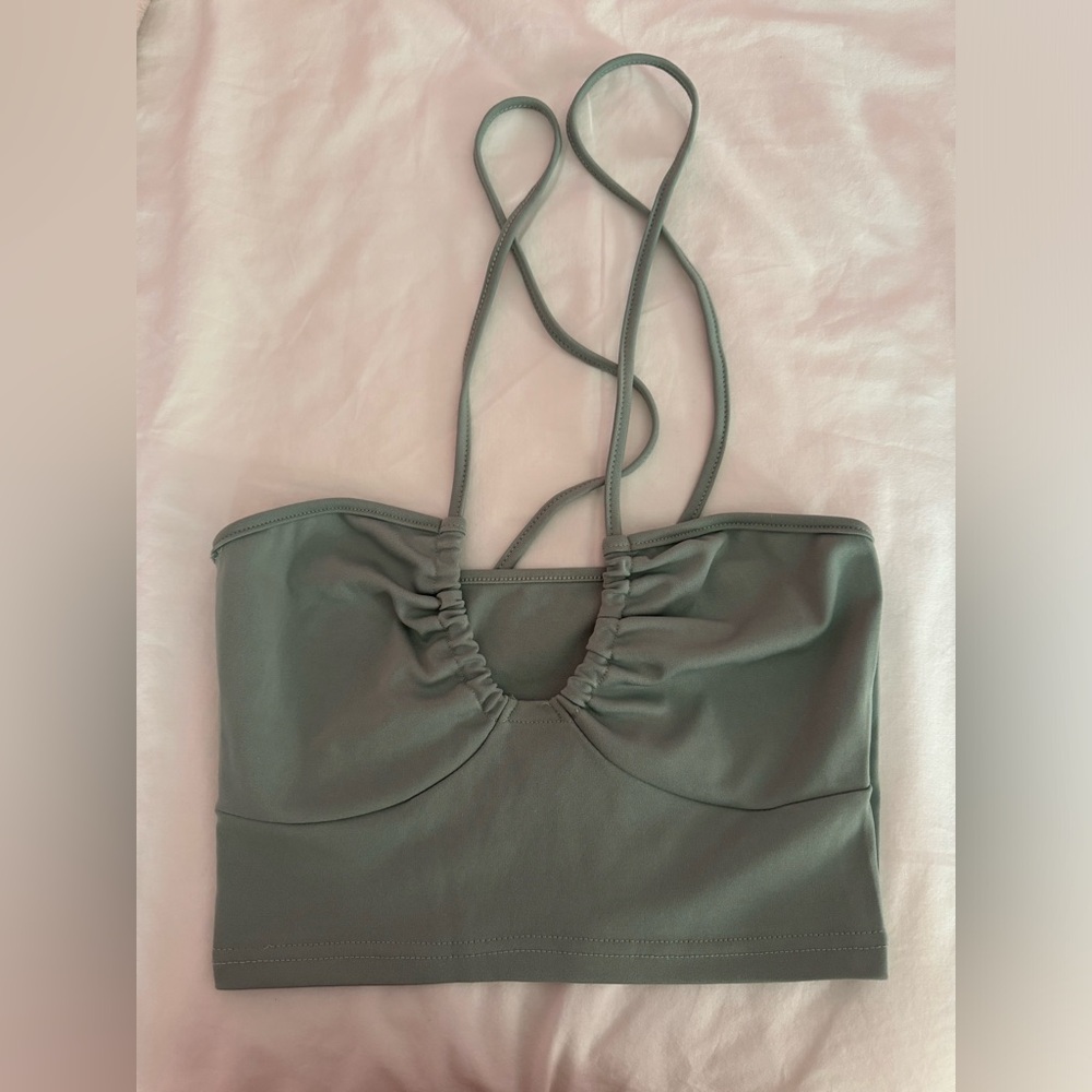 Front tie Shein Crop Top
